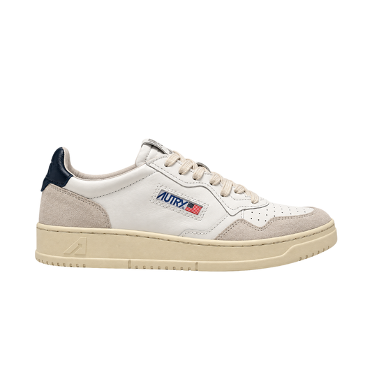 Autry Medalist Low | Bianco / Blu Navy | LS28