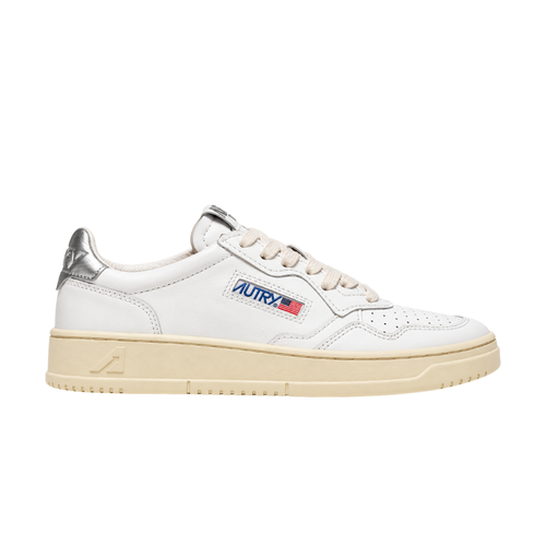Autry Medalist Low | Bianco / Argento | LL05