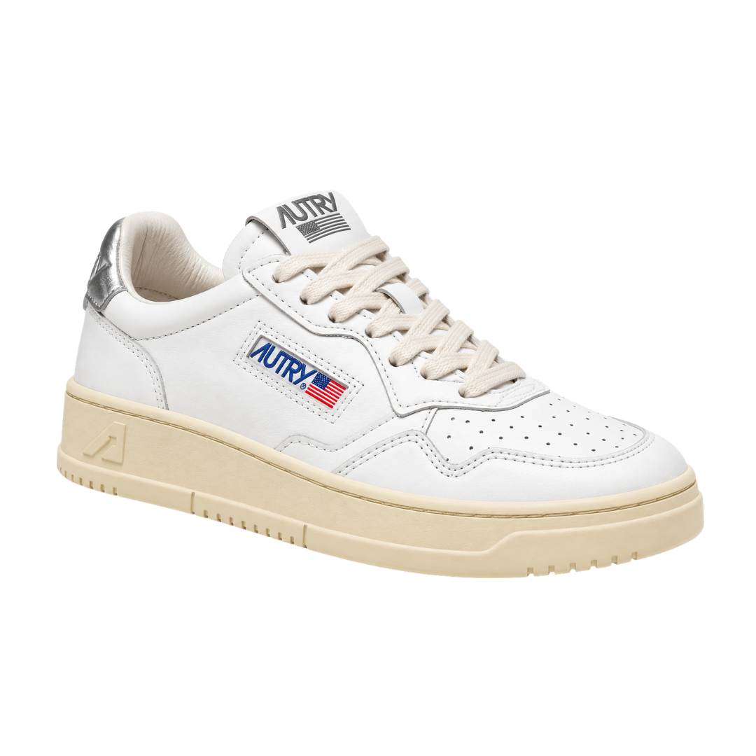Autry Medalist Low | Bianco / Argento | LL05