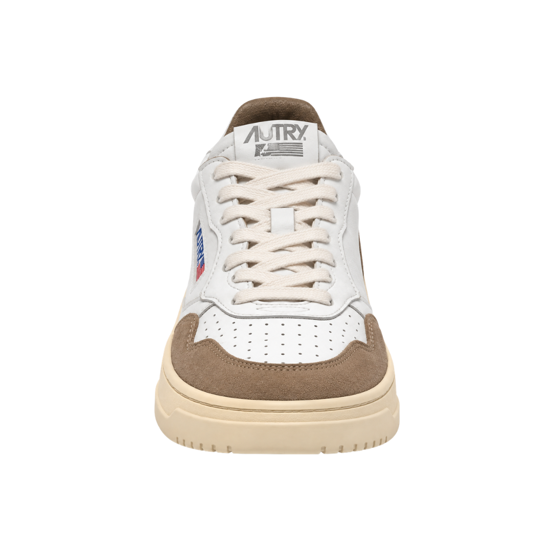 Autry Medalist Low | White / Antelope | AULM-FT02