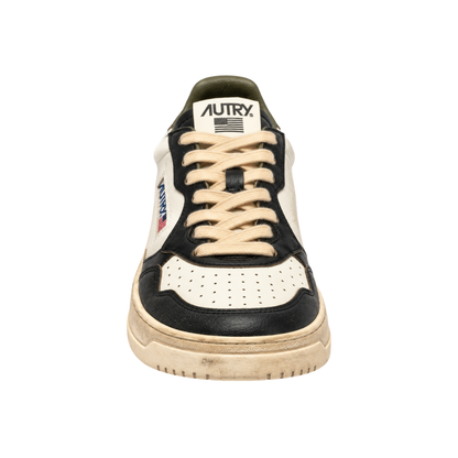 Autry Super Vintage Low | Bianco / Nero / Oliva | SV46