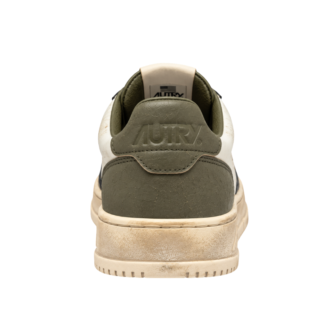 Autry Super Vintage Low | Bianco / Nero / Oliva | SV46