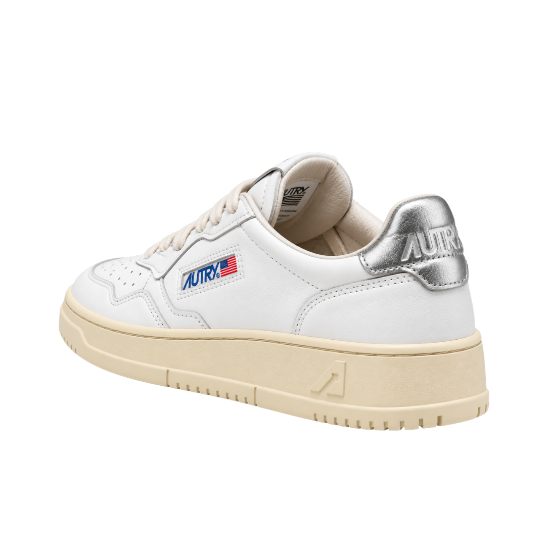 Autry Medalist Low | Bianco / Argento | LL05